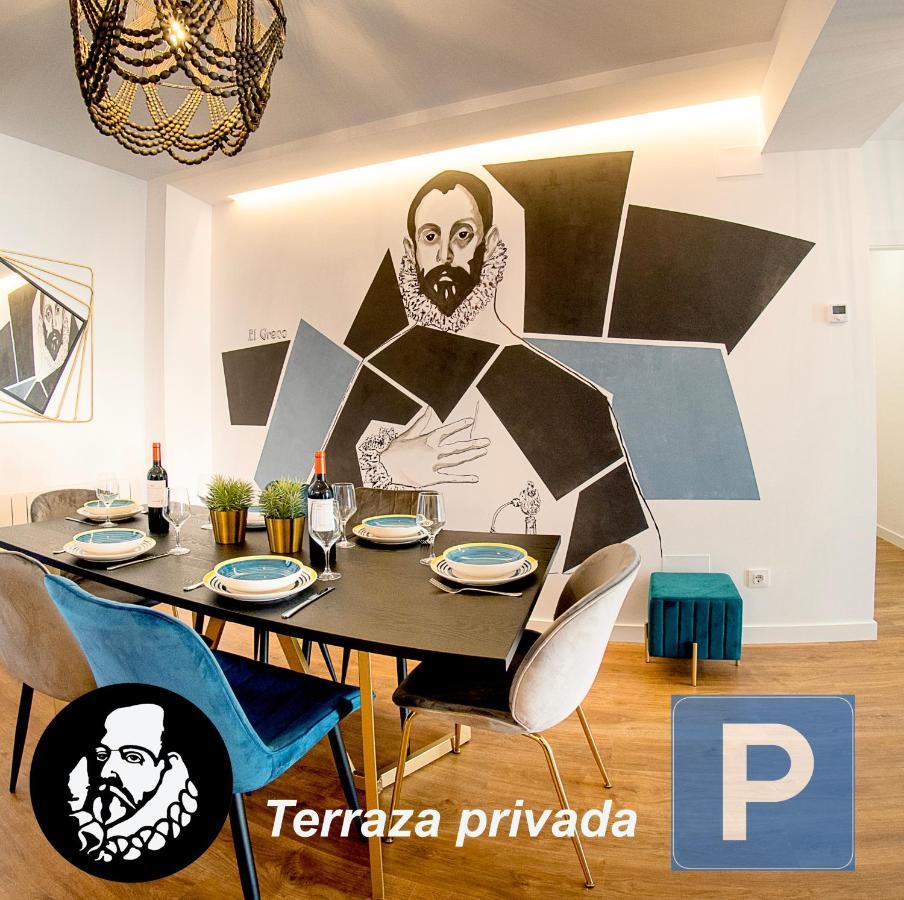 Cervantes 5 Collection - Greco Aparcamiento En El Edificio Toledo Eksteriør billede